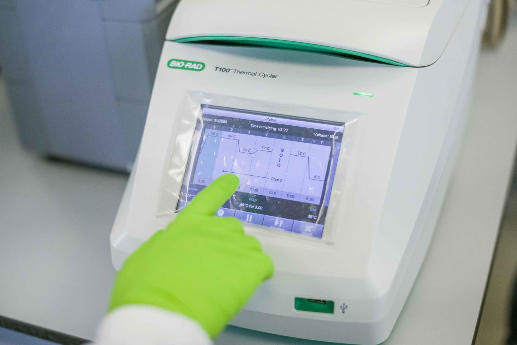 Laboratory PCR machine