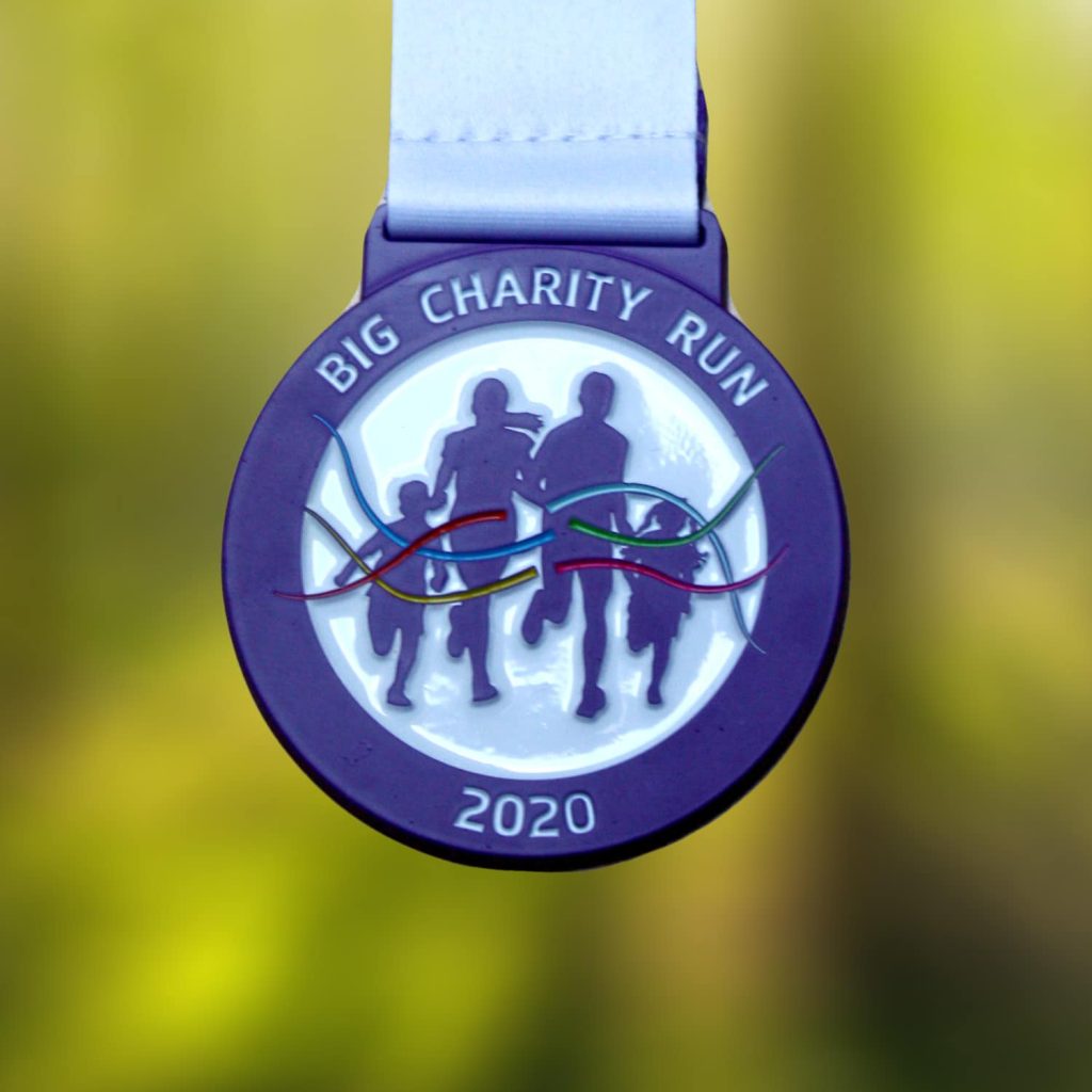 The Big Charity Run medal