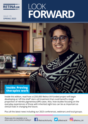 The cover of Look Forward, Spring 2023, issue 179 featuring Dr Jasleen Jolly smiling straight at the camera.