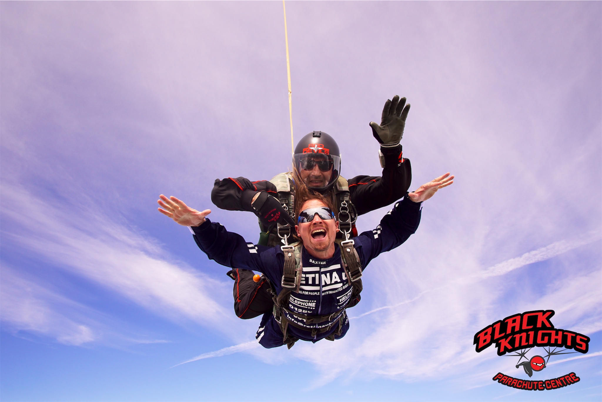 Mark Baxter skydiving