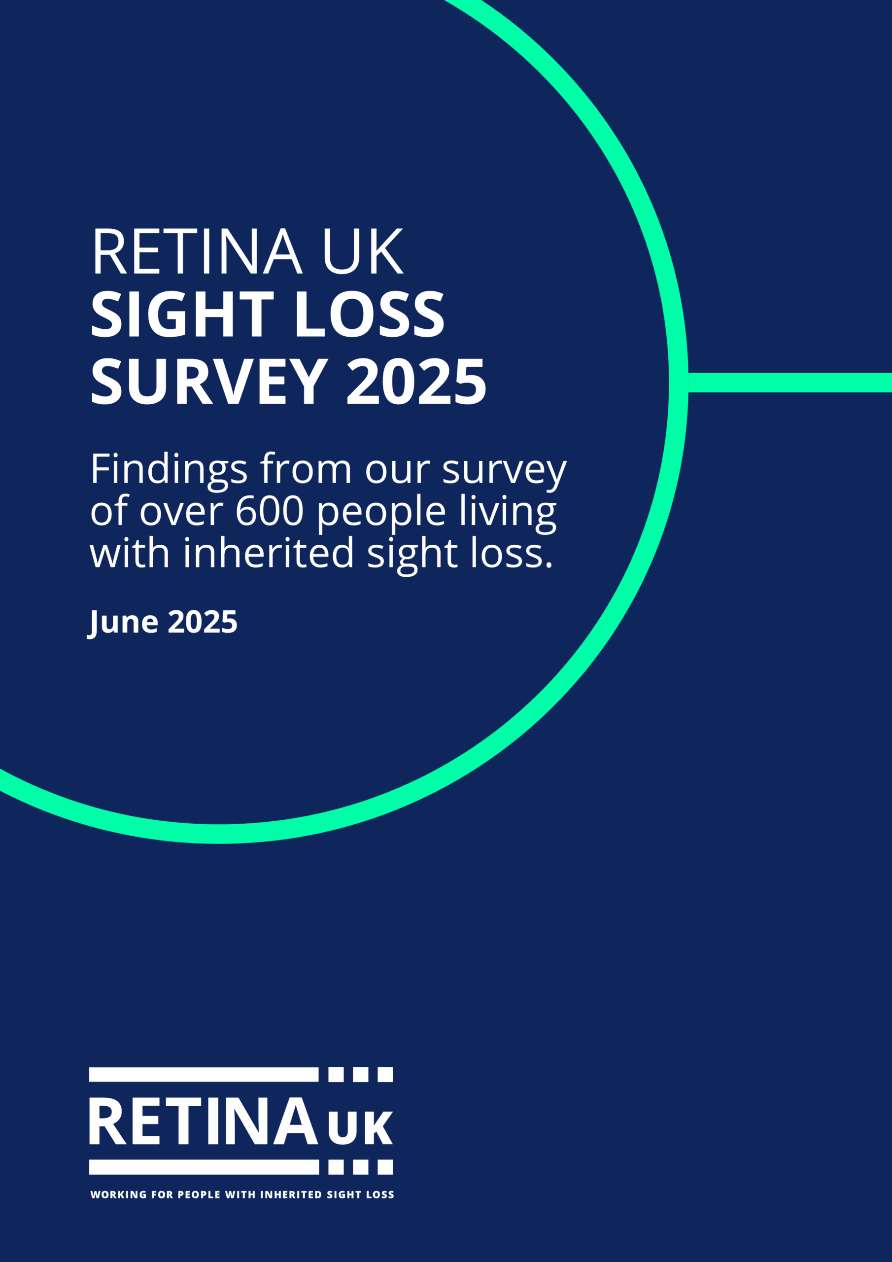Retina UK Sight Loss Survey 2025 Findings from our survey of over 600 people living with inherited sight loss. June 2025