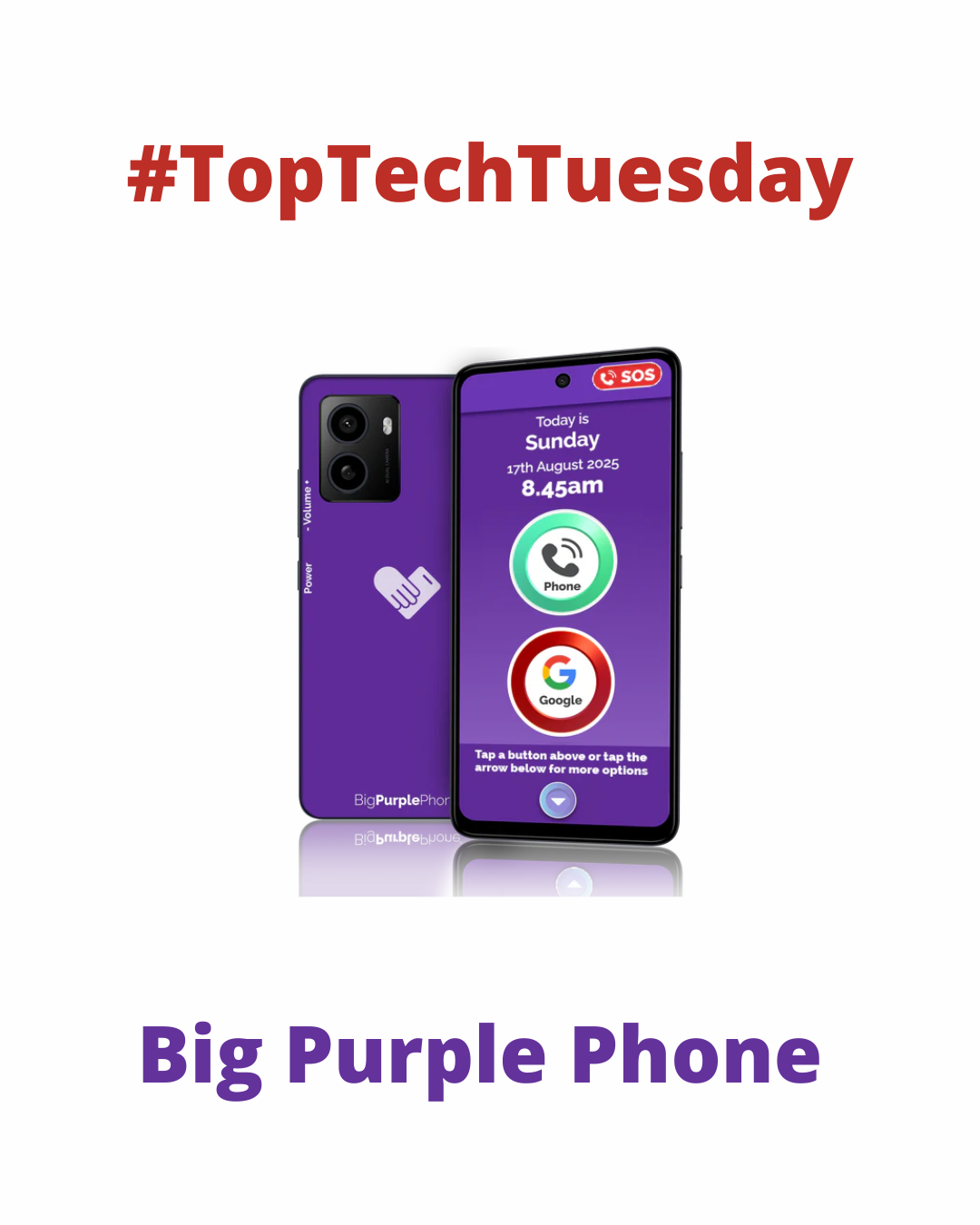 Top Tech Tuesday - Big Purple Phone