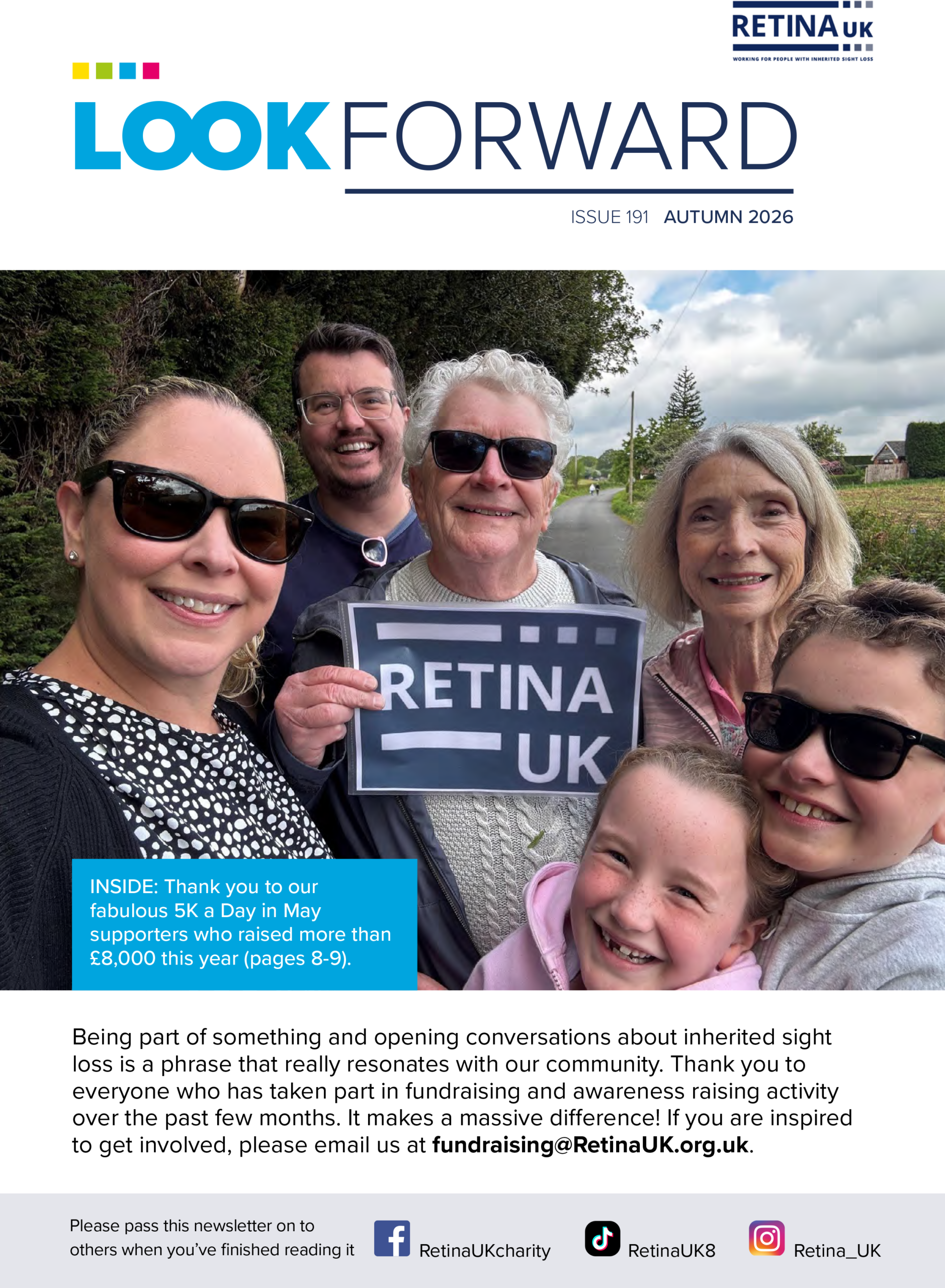The cover of the autumn 2026 edition of Look Forward